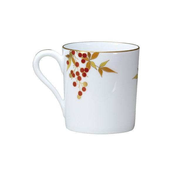 Tableware Mug Okura Touen Red and White Nanten Mug