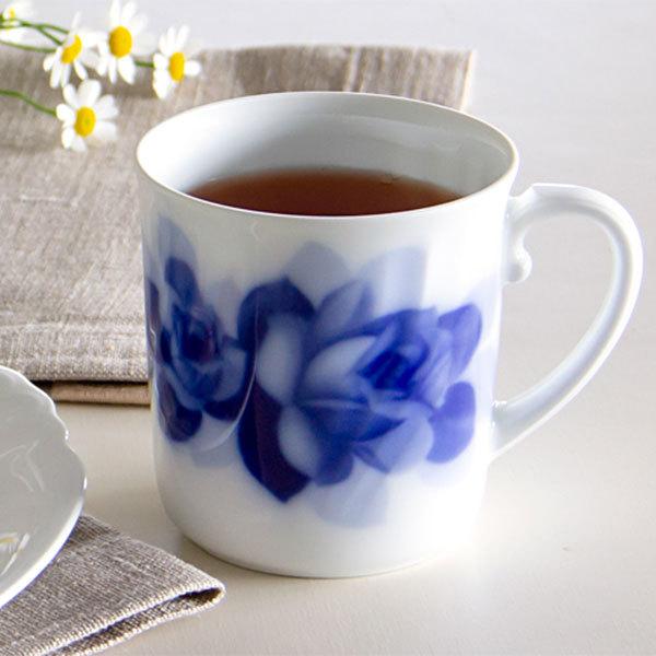 Tableware Mug Okura Touen Blue Rose Janet Mug <Microwave safe>