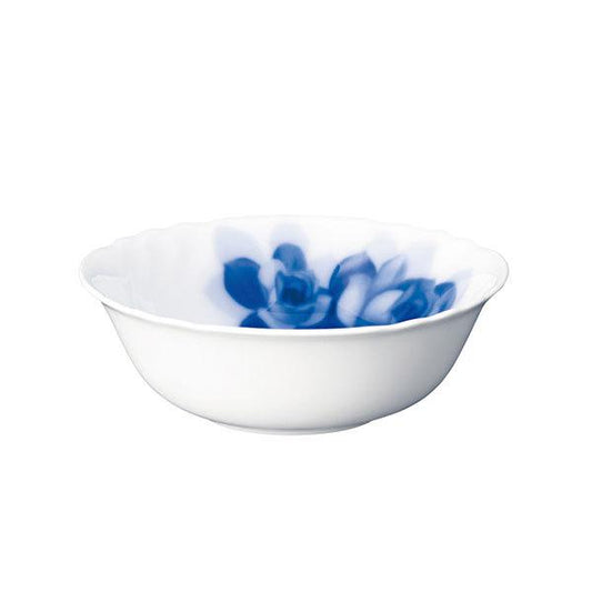 Tableware Bowl Okura Touen Blue Rose Janet 15cm Porridge Bowl