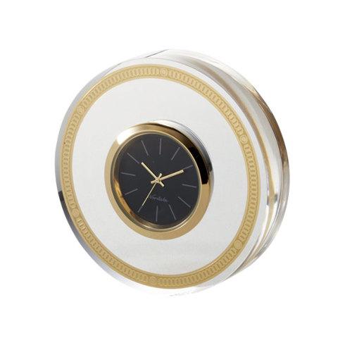 Clock Noritake NORITAKE MAISON COLLECTION "Maison Collection" Rochelle Gold Table Clock (Round) (Made of Acrylic)