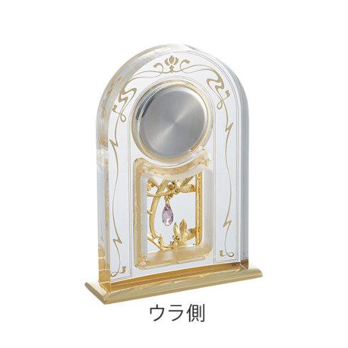 Clock Noritake NORITAKE MAISON COLLECTION "Maison Collection" Art Nouveau Gold Table Clock (Dome Type) (Made of Acrylic)