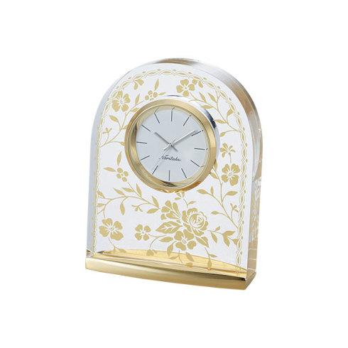 Clock Noritake NORITAKE MAISON COLLECTION "Maison Collection" Rose Gold Table Clock (Small Dome Type) (Made of Acrylic)