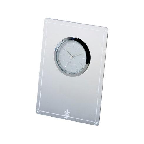 Clock Noritake NORITAKE MAISON COLLECTION "Maison Collection" Bristol Table Clock (Square) (Stainless Steel)