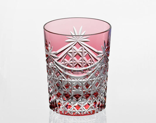 Kagami Crystal Edo Kiriko Glass Red T370-2835-CAU