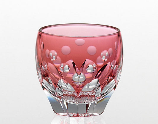 Kagami Crystal Edo Kiriko Glass Red T535-2683-CAU