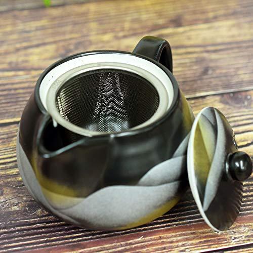 Teapot (With Tea Strainer) Kutani Ware Pottery