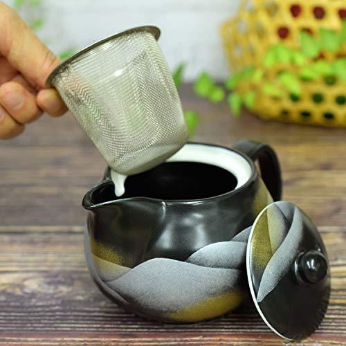 Teapot (With Tea Strainer) Kutani Ware Pottery