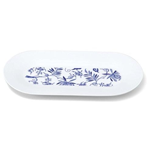 Bohemia Cobalt Oval Dish 40Cm