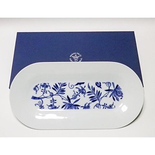 Bohemia Cobalt Oval Dish 40Cm