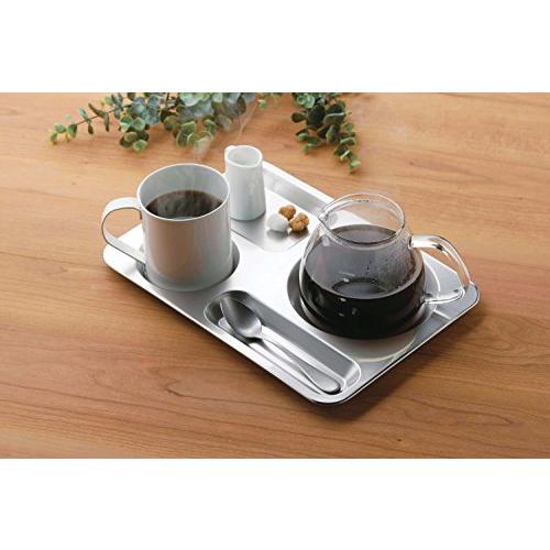 Takakuwa Metal 18-8 Stainless Steel Cafe Tray Satin 406654