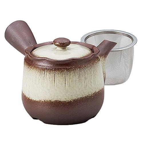 Teapot Brown White Banko Ware