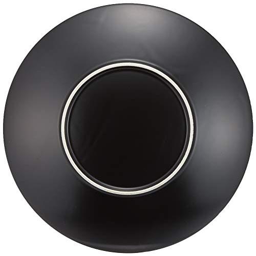 Koyo Pottery Koyo Dish Patio Approx. 28Cm Round Plate Black Matte Black Large Plate Serving Plate Stylish Made In Japan 14730002