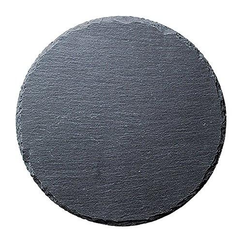 Koyo Pottery Natural Stone Round Slate Plate 30Cm R5000001