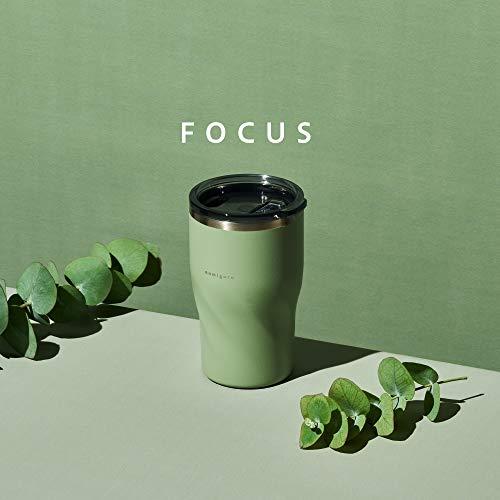 Doshisha Tumbler with Lid 0.36L Drinking Green FOCUS