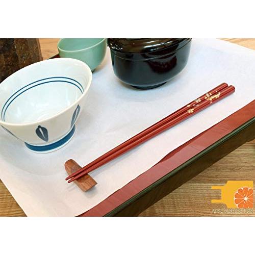 Hashimoto-Kousaku Sikkiten Wajima Urushi Chopsticks Natural Lacquer Setsugetsu Fuuka Evening Cherry Blossom Vermillion Paulownia Box Made in Japan 414359