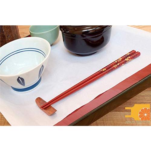 Hashimoto-Kousaku Sikkiten Wajima Urushi Chopsticks Natural Lacquer Setsugetsu Fuka Water Cherry Blossom Vermillion Paulownia Box Made in Japan 414373