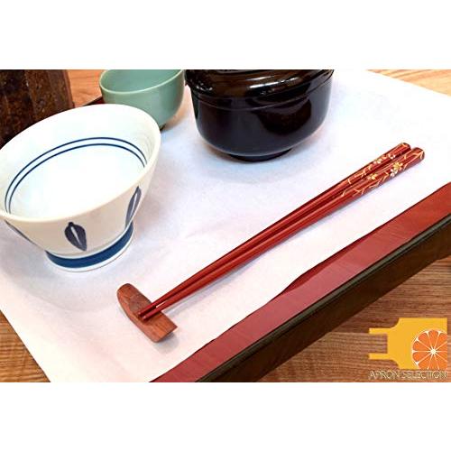 Hashimoto-Kousaku Sikkiten Wajima Urushi Chopsticks Natural Lacquer Setsugetsu Fuuka Thread Cherry Blossom Vermillion Paulownia Box Made in Japan 414397