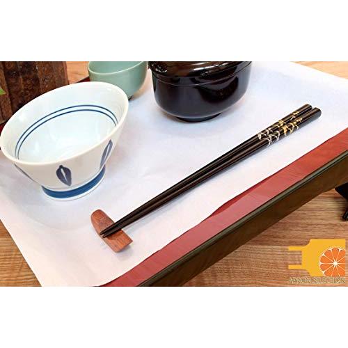 Hashimoto-Kousaku Sikkiten Wajima Urushi Chopsticks Natural Lacquer Setsugetsu Fuuka Wave Bird Black Paulownia Box Made in Japan 414489