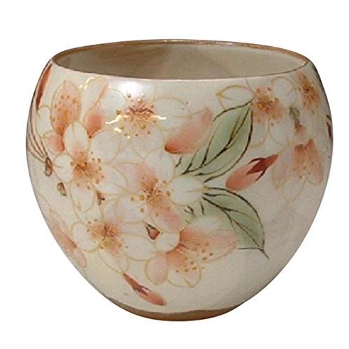 Teacup Cream Pink Sakura Cherry Blossoms Kyoto Ware Kiyomizu Ware