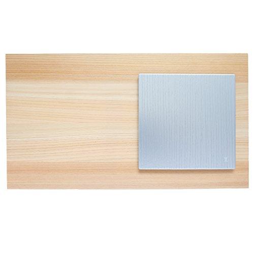 Alart Hinoki + Aluminum Plate Corner Line Rectangle