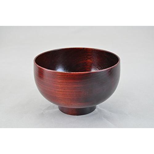 Yamanaka Lacquerware Kashoan Wooden Soup Bowl Plug Cloth Bag Red Stainless Steel So-350