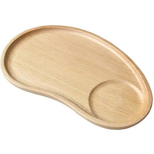 Kicoriya Cafe Tray Wooden Tray Obon Wood Placemat Obon Cafe Camping Small (Beech)