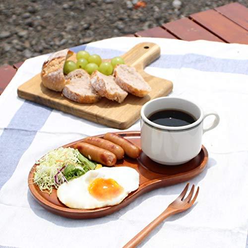 Kicoriya Cafe Tray, Wooden Tray, Wooden Tray, Obon, Lunch Tray, Wooden Placemat (Brown)