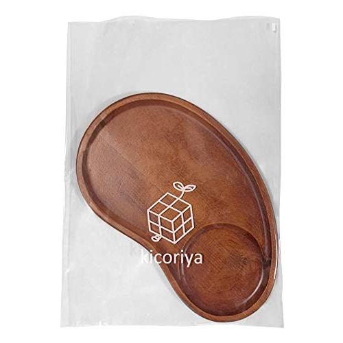 Kicoriya Cafe Tray, Wooden Tray, Wooden Tray, Obon, Lunch Tray, Wooden Placemat (Brown)