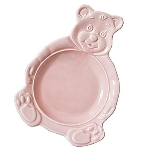 Korean Interior Korean Interior Bear Plate Bear Plate Bear Plate Plate Stylish Interior Bear (Pink)