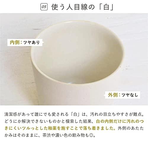 Teacup White Large Banko Ware