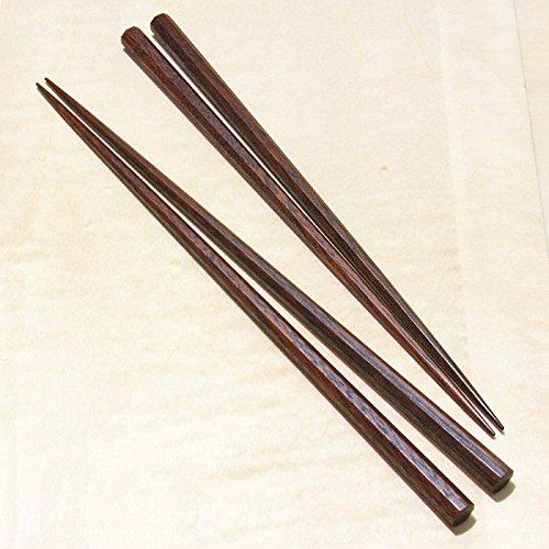 Edo wood chopsticks Iron wood octagonal chopsticks ◆1 set Medium size: 21.5cm