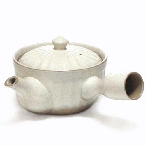 Teapot White Garden Banko Ware