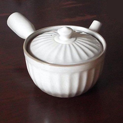 Teapot White Garden Banko Ware