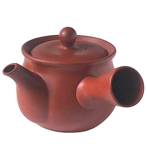 Teapot Red Vermilion Extra Large Tokoname Ware