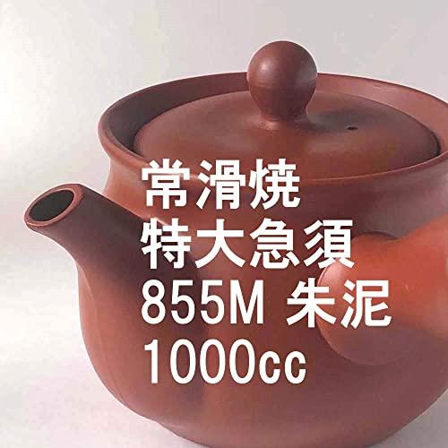 Teapot Red Vermilion Extra Large Tokoname Ware