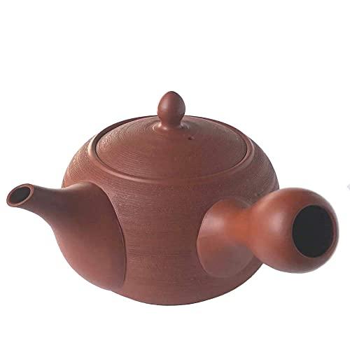 Teapot Red Vermilion Extra Large Tokoname Ware