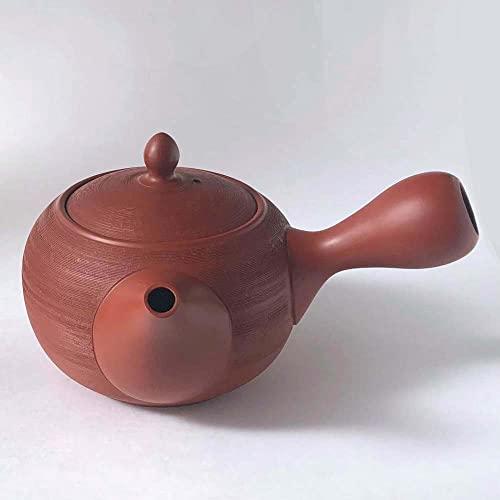 Teapot Red Vermilion Extra Large Tokoname Ware