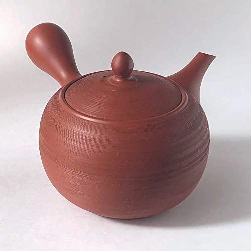 Teapot Red Vermilion Extra Large Tokoname Ware