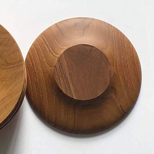 Teacup Wood Set Of 5 Small