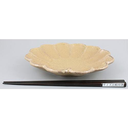 Kaneko Kobei Mino Ware 17Cm Plate Brown Rinka Linka 555-0016