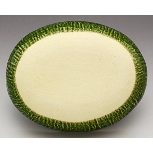 Seto Ware Efu Oval Bowl Oribe Asanoha 027-0019