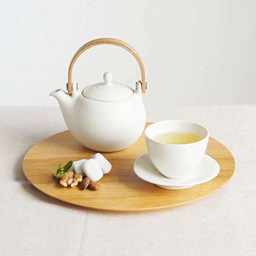 Teapot White Earthenware