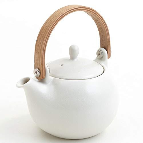 Teapot White Earthenware