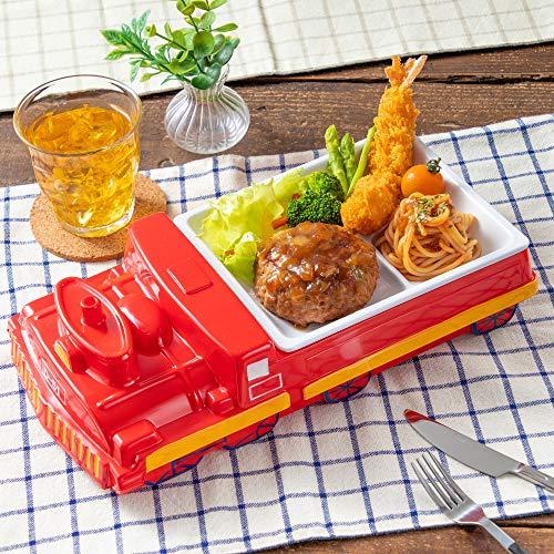 Endo Shoji Commercial Melamine Children's Lunch Plate D-51 Red Melamine, ABS Made in Japan RLV383A