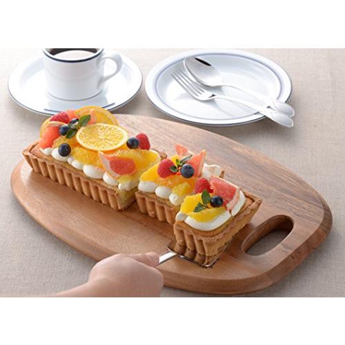 Kevnhaun Oval Cutting Board Cake Tray Total Length 30Cm Kds174-S