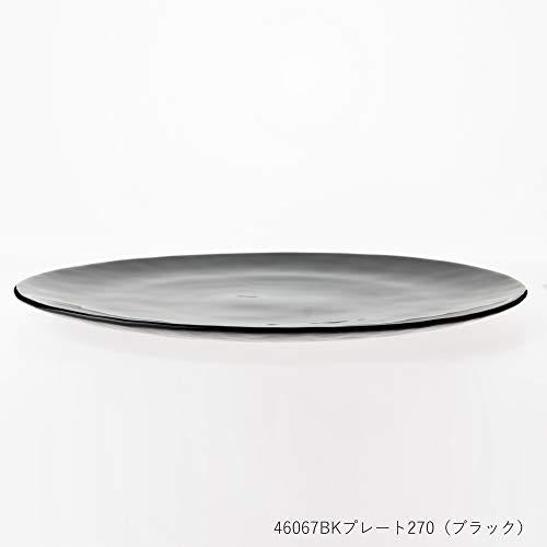 Toyo Sasaki Glass Plate Universe Plate 300 Black 30Cm 46066Bk