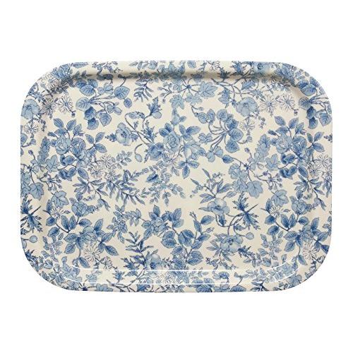 Tatsucraft Ns Tray L Square 42Cm Rest Blue Anti-Slip Tray Stylish Plastic Anti-Slip Square Rectangular Western Style Tray Interior