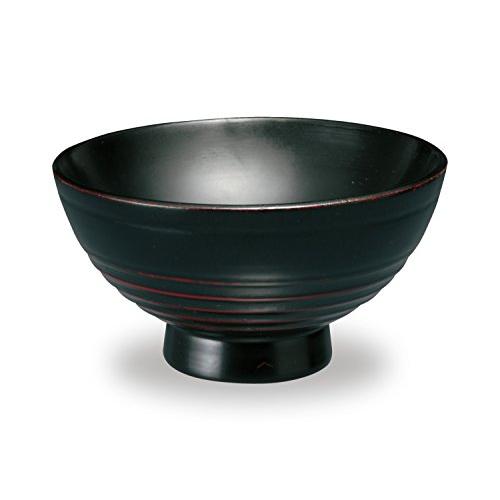 Kishu Coloring Lacquer Rice Bowl Black Akebonuri 22-66-1B Lacquer Made In Japan Wooden Tableware Rice Bowl Small Japanese Style Lacquerware Tea Bowl Rice Paint