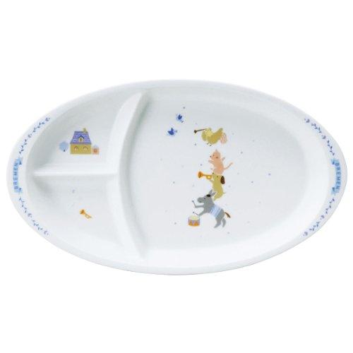 NARUMI Bremen [Japanese children's tableware] Kids plate (Bremen) Reinforced heat-resistant porcelain 7980-5554
