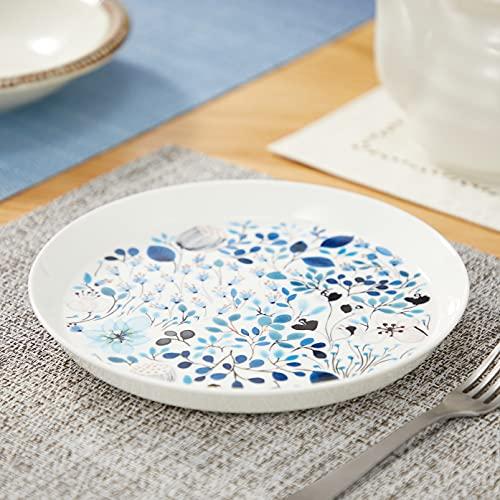 Narumi Medium Plate Blue Diameter 19Cm Anna Emilia 52189-5644P